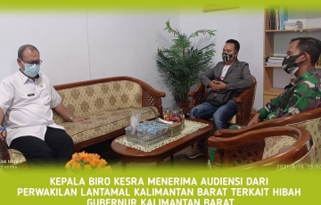  Audiensi perwakilan dari LANTAMAL (TNI AL)